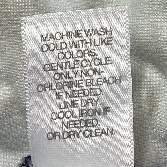 J. Jill Navy Blue Floral Ponte Knit Pull On Pencil Skirt Sz M #328E - Picture 5 of 6